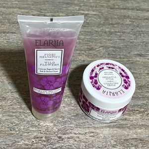 Elariia Wild Flowers Bath & Shower Cream and Body Cream Duo Set Made in Italy